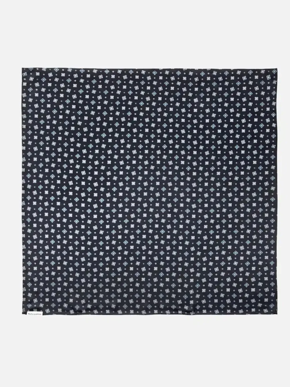 Reformation printed silk scarf